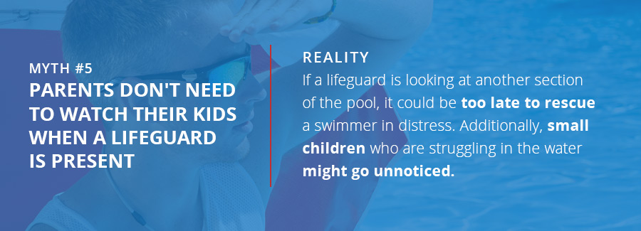 Myth 5: Parents Don’t Need to Watch Their Kids When a Lifeguard Is Present