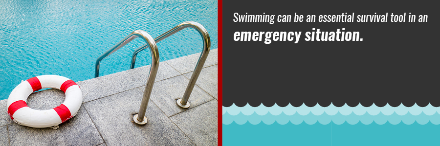 swimming in emergency situations