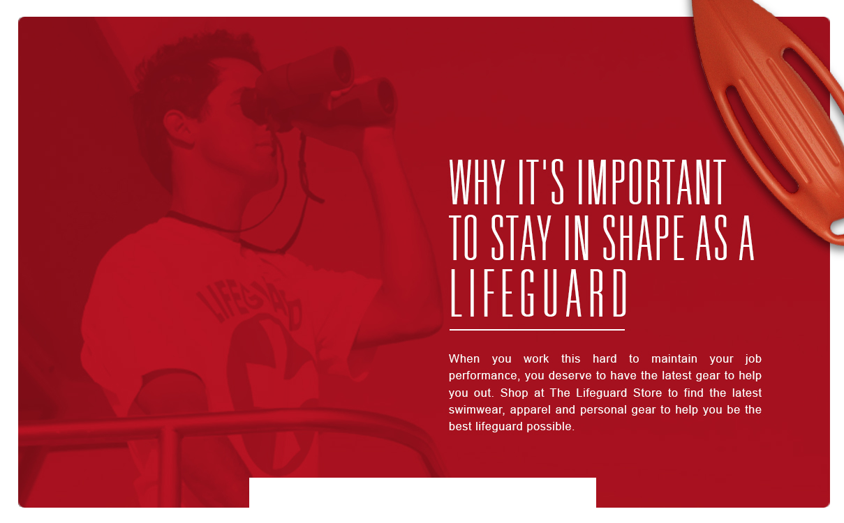 importance of lifeguards staying in shape