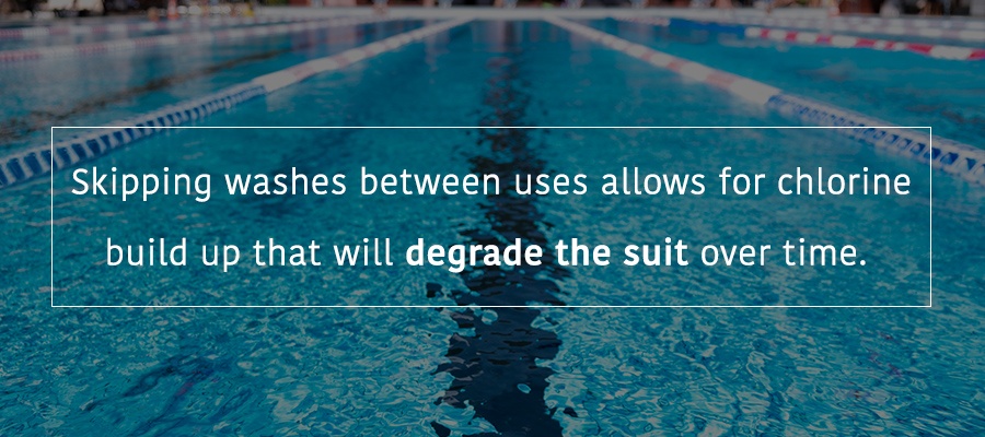 skipping swimsuit washes degrades suit